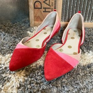 Boden Suede D’orsay Flats Sz 36